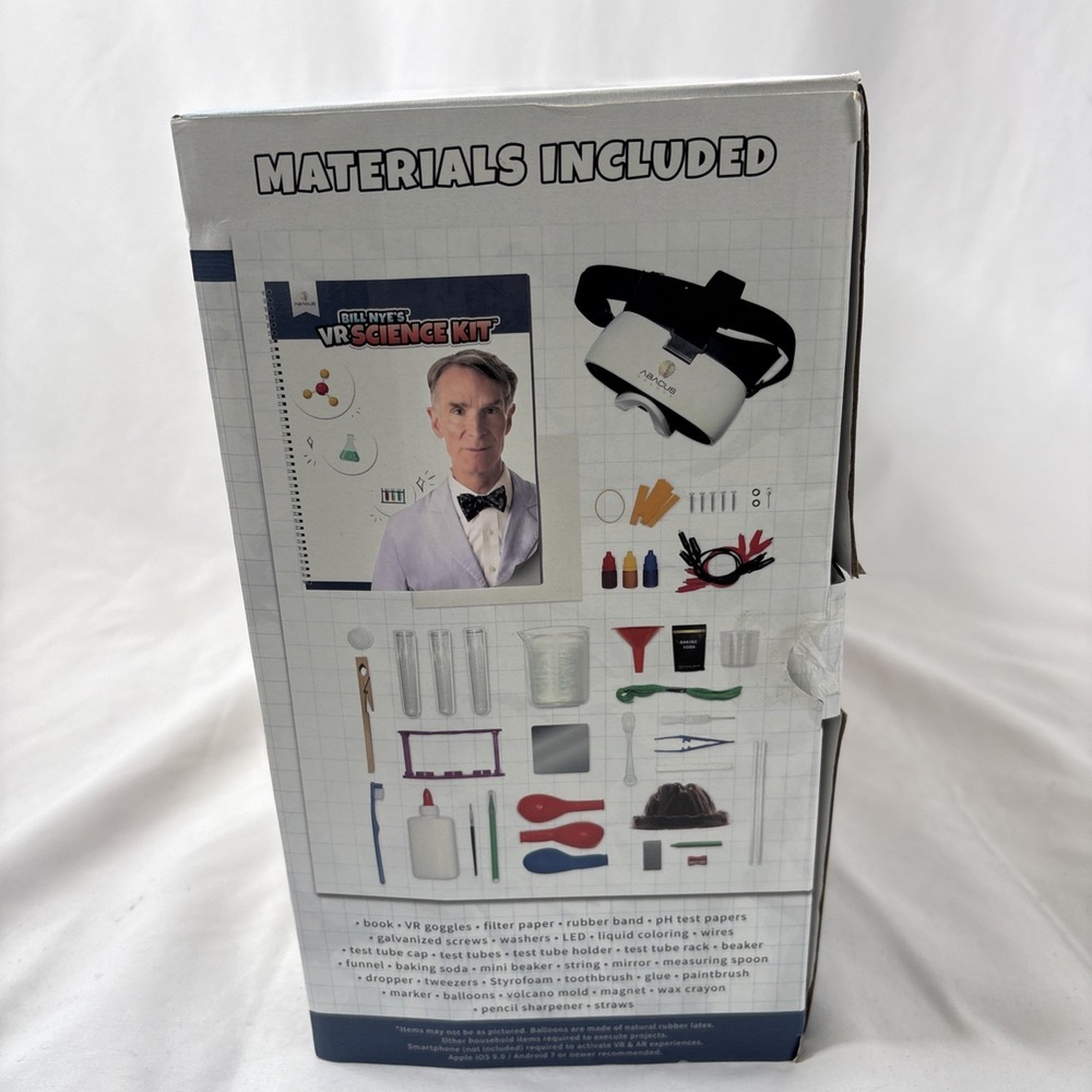 Abacus‎ Bill Nye's VR Science Kit Virtual Reality Activity Set 50Pc New Open Box - Picture 6 of 6